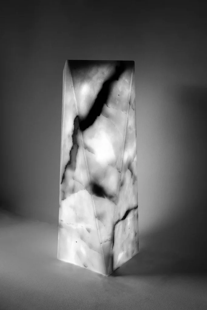 Statuario lampe light led marmor radermacher marble marmor dekoration